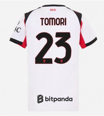 AC Milan Fikayo Tomori #23 Udebanetrøje Dame 2025-26 Kortærmet